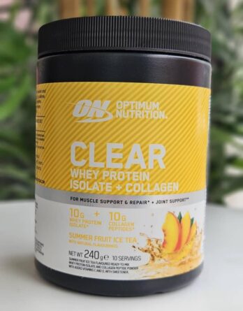 ON CLEAR WHEY + COLLAGEN 240 G FRUIT ICE TEA